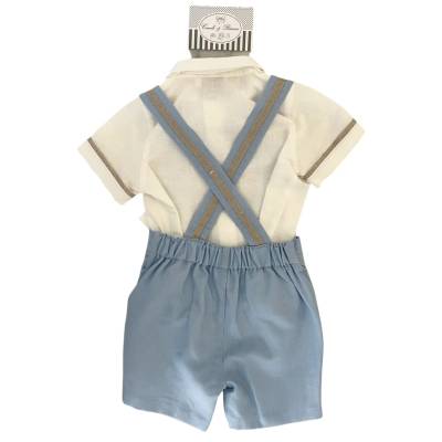 Fato elegante de batizado e cerimónia para bebé recém-nascido de 3 meses com chapéu
