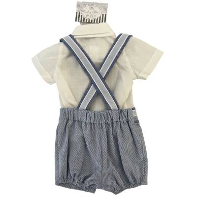 Elegante traje de bebé ceremonia de bautizo