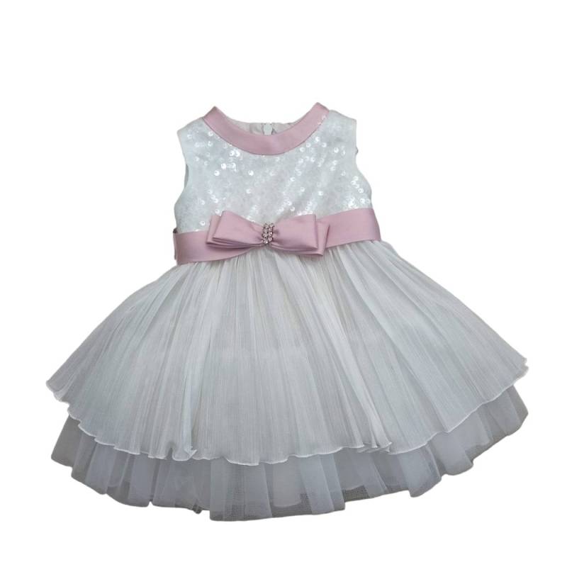 Elegantes Baby Mädchen Taufe Zeremonie Kleid 6 Monate - 