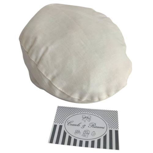 Coppola siciliana de cor creme clara 2