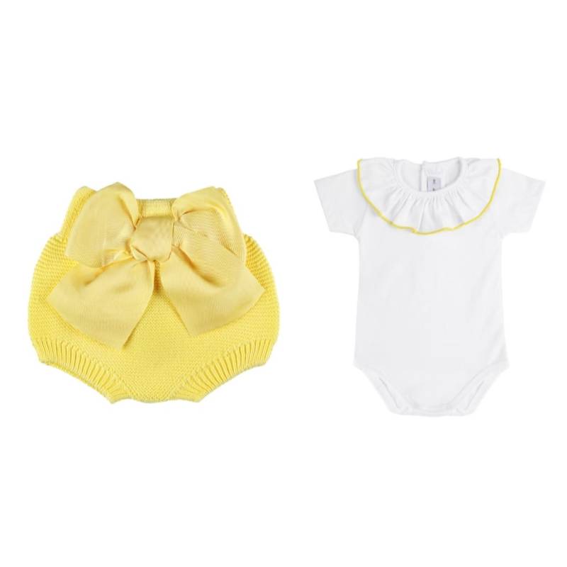Set 2 pièces Condor jaune et blanc