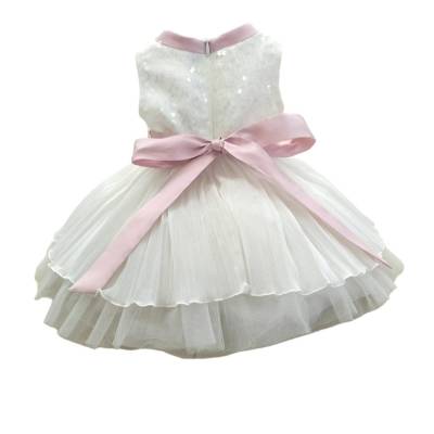Elegantes Baby Mädchen Taufe Zeremonie Kleid 6 Monate - 