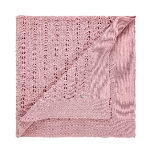 Cubre mantón de algodón rosa antiguo Cóndor