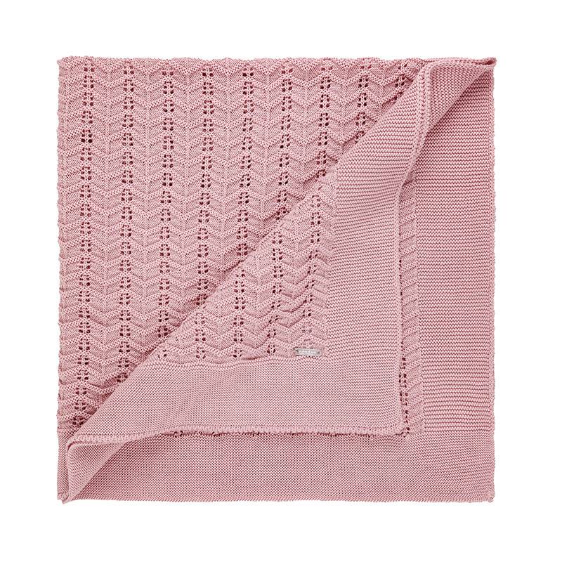 Cubre mantón de algodón rosa antiguo...