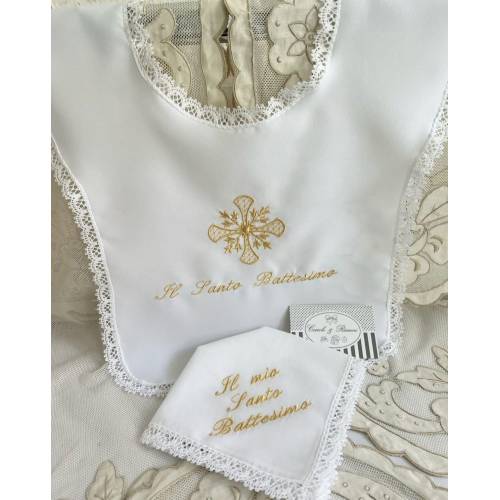 Camisa de batismo com lenço 2