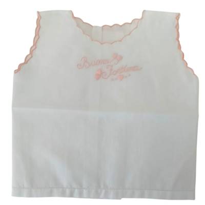 Blusa Lucky com bordados cor-de-rosa