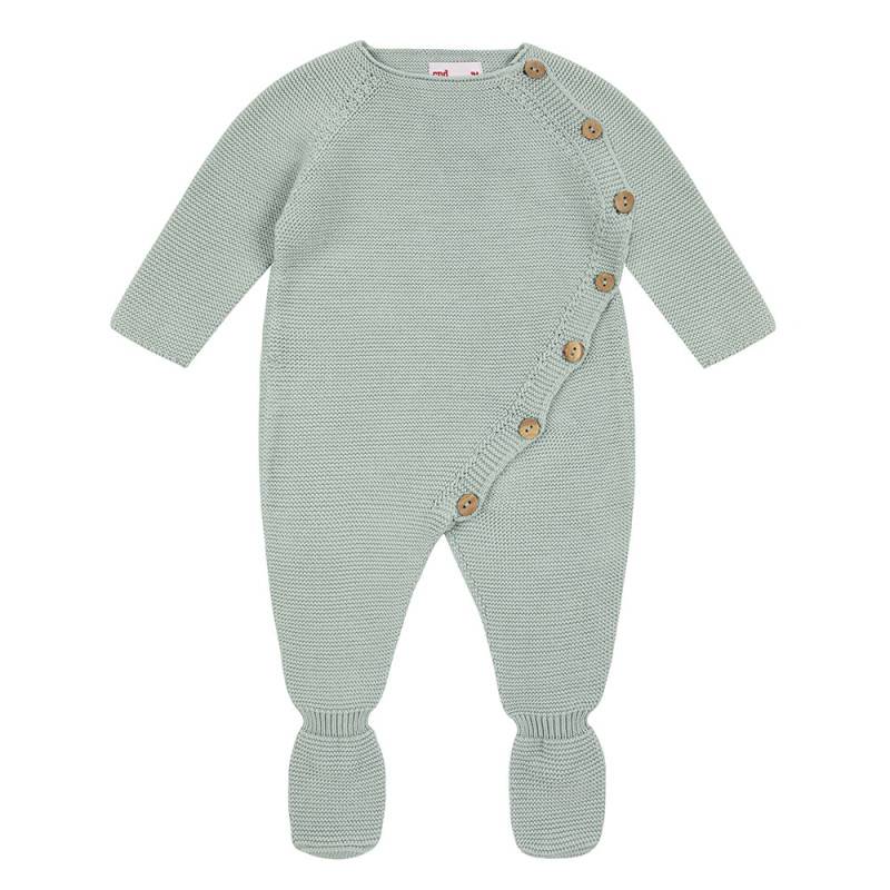 Pelele de hilo verde salvia