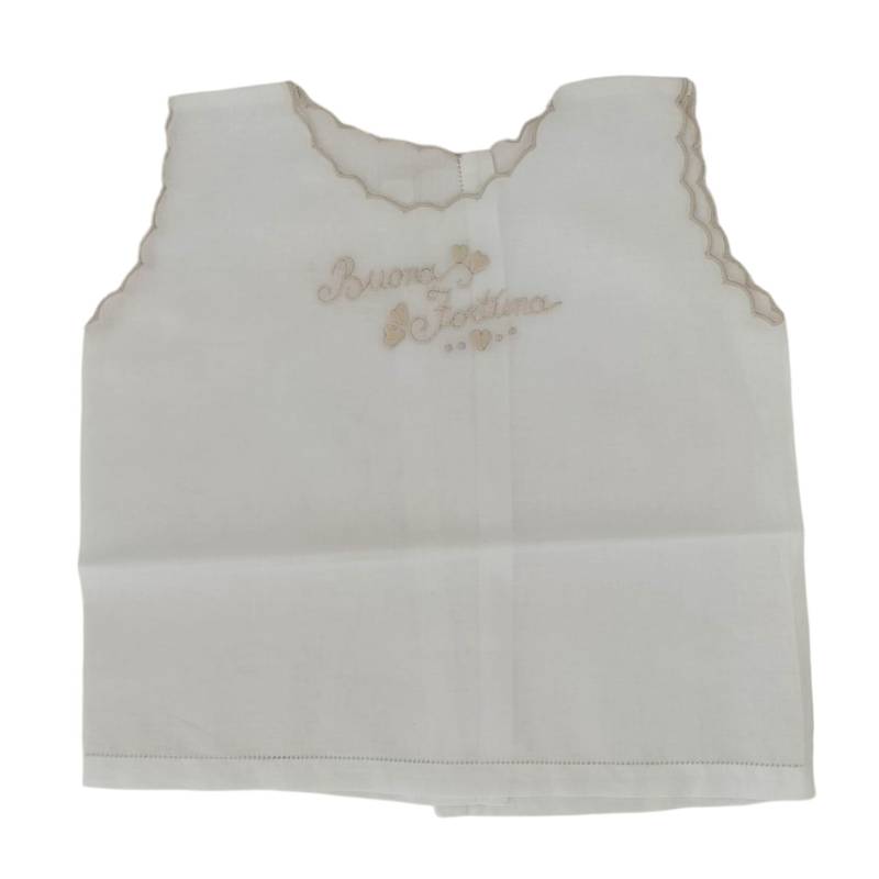 Blouse de fortune sans manches brodée...