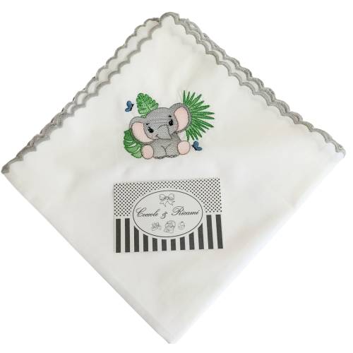 Carré de mousseline de coton pour nouveau-né 2