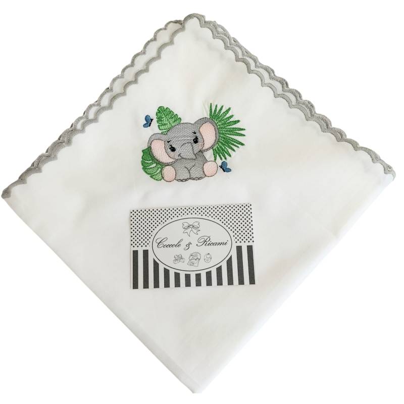 Neugeborenes Baumwollmusselin Quadrat