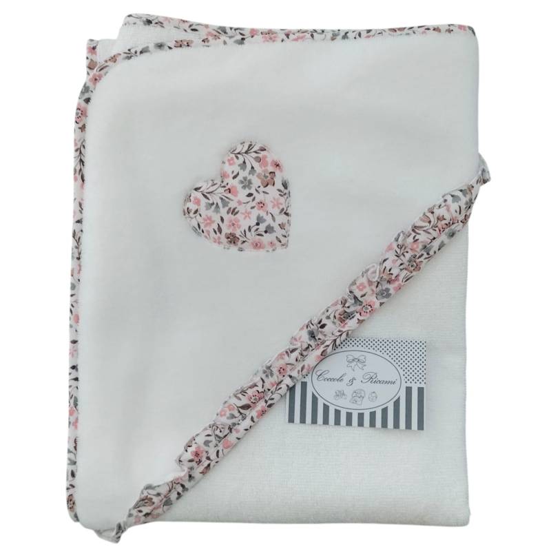 Unisex baby bathrobe yellow