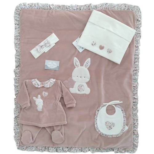 Newborn baby chenille outfit