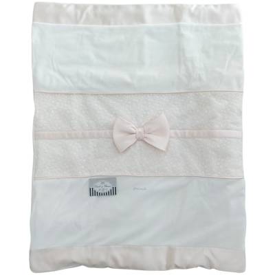 Elegant newborn girl's outfit in chenille Minù with coverlet size 1 month