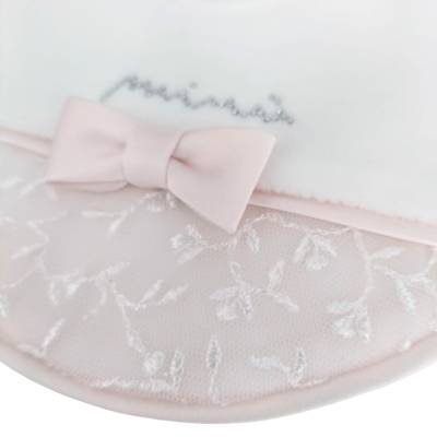 Elegantes Outfit für neugeborene Mädchen aus Chenille Minù mit Bettdecke Größe 1 Monat