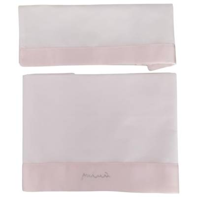 Elegante conjunto de recién nacida en chenilla Minù con cobertor talla 1 mes