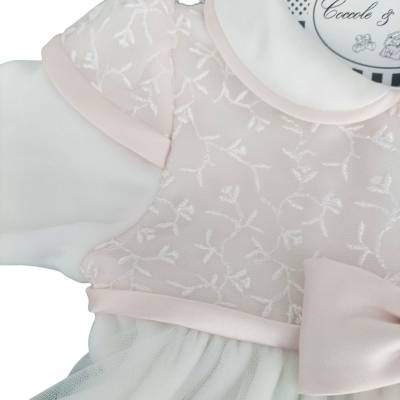 Coprifasce elegante in ciniglia con fascetta Minù misura 1 mese