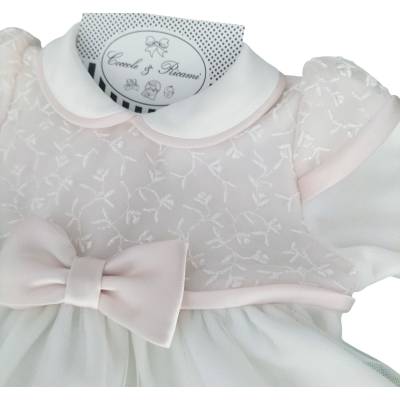 Coprifasce elegante in ciniglia con fascetta Minù misura 1 mese