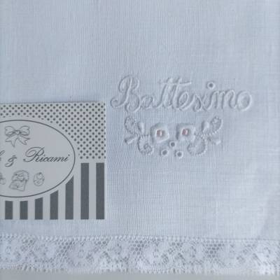 Conjunto de batismo para menina