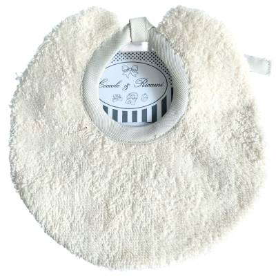 Bavetta neonata cotone stampato e spugna