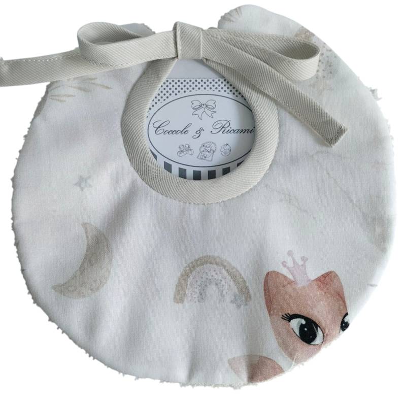 Babete de bebé em algodão e felpo...