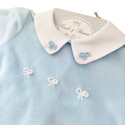 Maillot et short en laine mélangée avec bretelles pour nouveau-né 1 mois