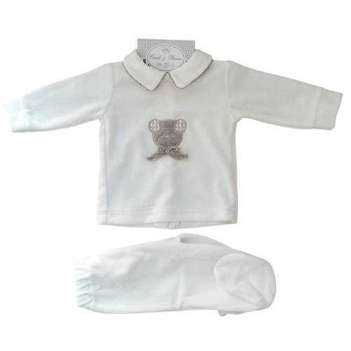 Newborn baby cover with wool-blend bonnet size 1 month... 2