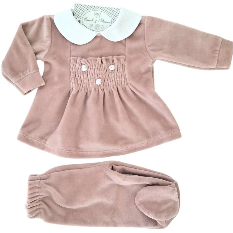 Newborn baby gi outfit in chenille...