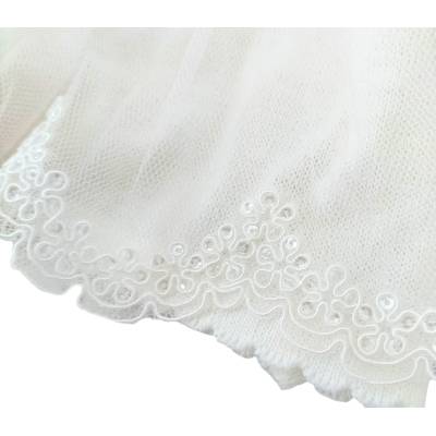 Manta de lana para recién nacido talla 1 mes Minù crema rosa