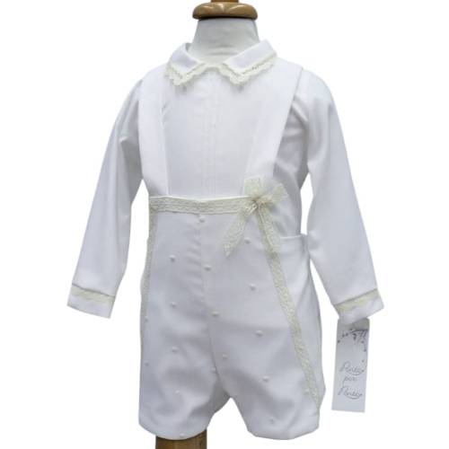 Completo bambino elegante colore panna