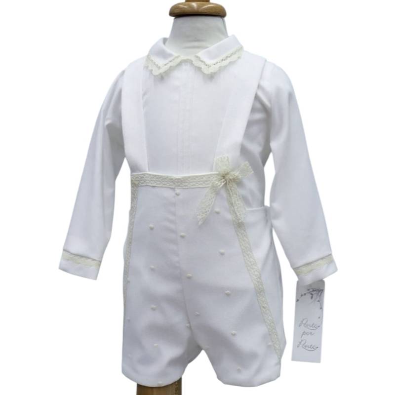 Completo bambino elegante colore panna