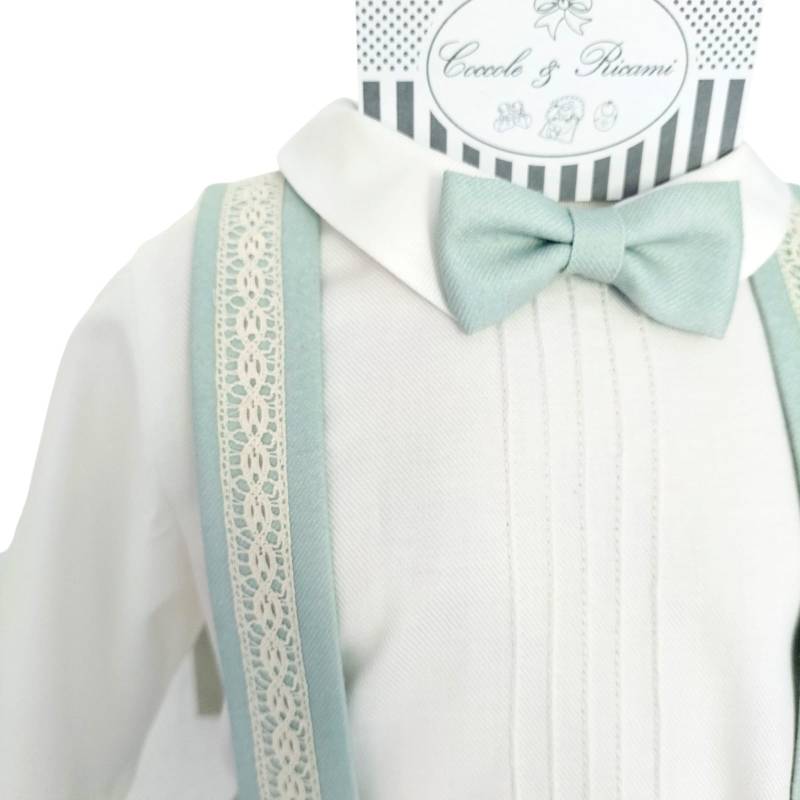 Elegante traje de bebé ceremonia de...