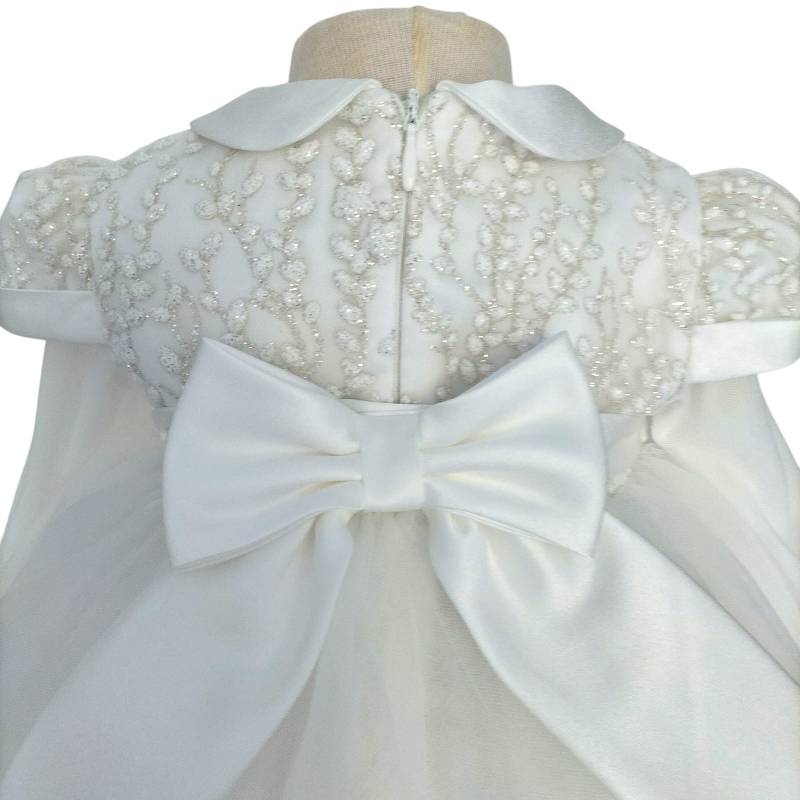 Vestido de bautizo para bebé niña 12...