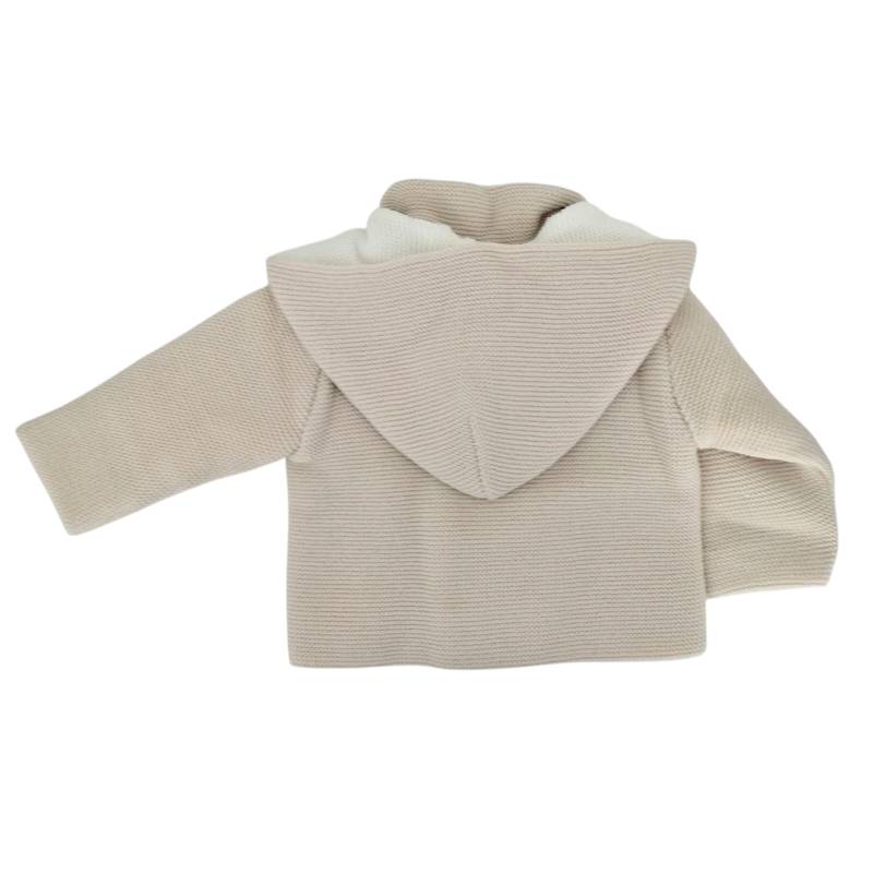 Child's coat cream and dove grey