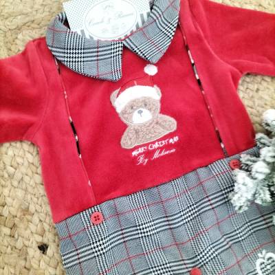Pijama para bebé recién nacido de 1 mes adecuado para sus primeras Navidades