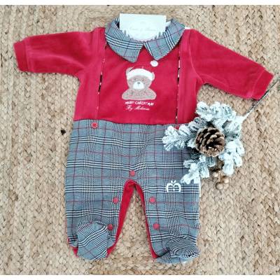 Newborn baby sleepsuit 1 month suitable for his first Christmas