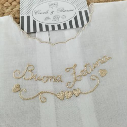 Blusa fortuna sem mangas bordada à mão 2