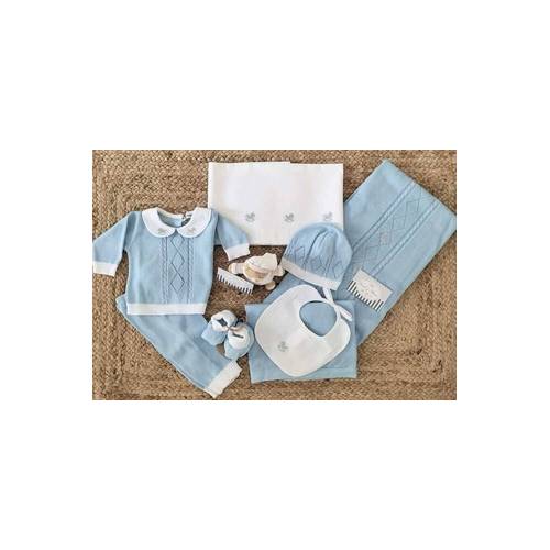 Conjunto para recién nacido Ninnaoh en algodón