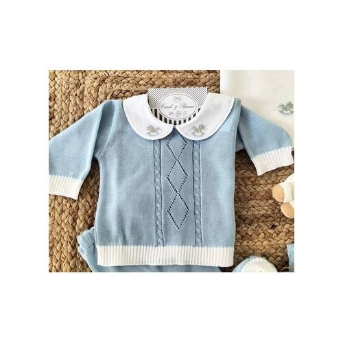 Roupa de bebé recém-nascido Ninnaoh em algodão 2