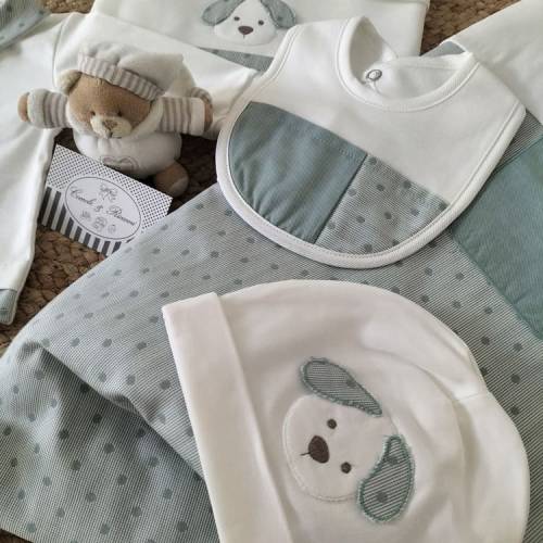 Ensemble bébé nouveau-né Ninnaoh en coton 1 mois 2