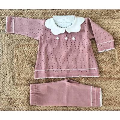 Baby Chenille-Schlafanzug 0/1 Monat