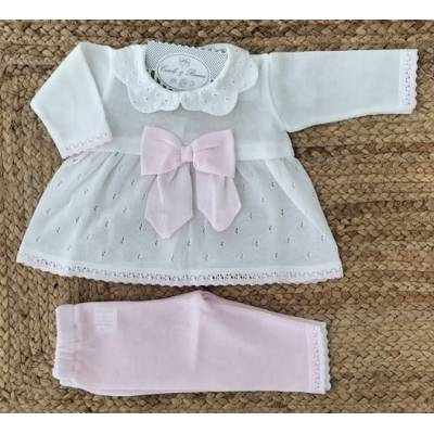 Couvre-fil en coton nouveau-né rose 1 et 3 mois