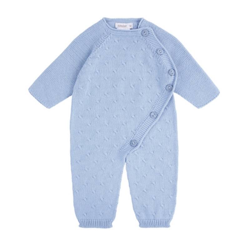 Tutina in filo di cotone azzurra Condor
