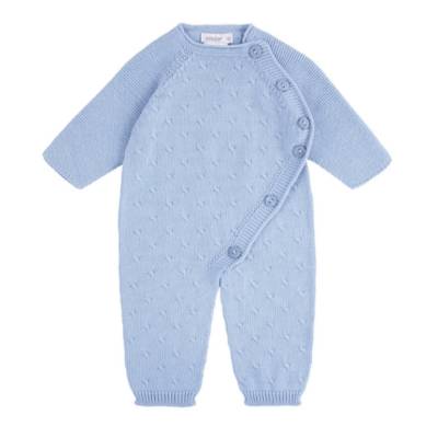 Tutina in filo di cotone azzurra Condor