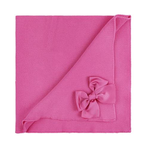Copertina a scialle in cotone Condor fucsia