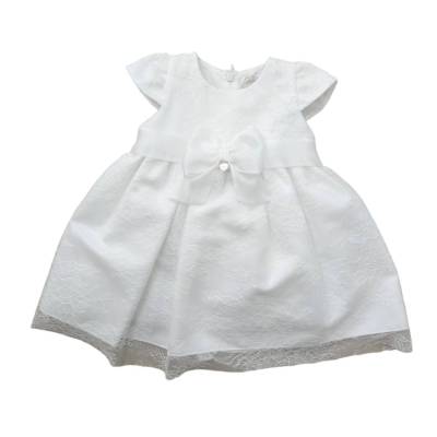 Elegante vestido blanco bebé niña 3 meses - 