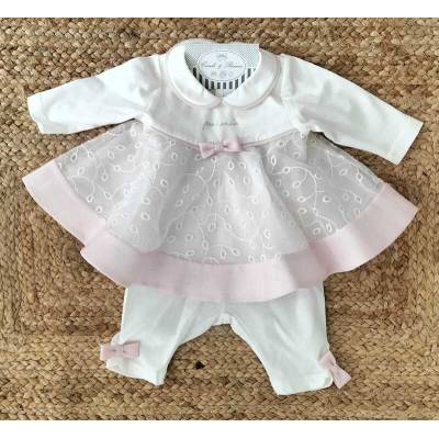 Elegant newborn baby cover 1 month with bonnet Minù