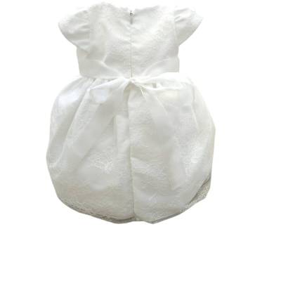 Elegantes weißes Kleid Baby Mädchen 3 Monate - 