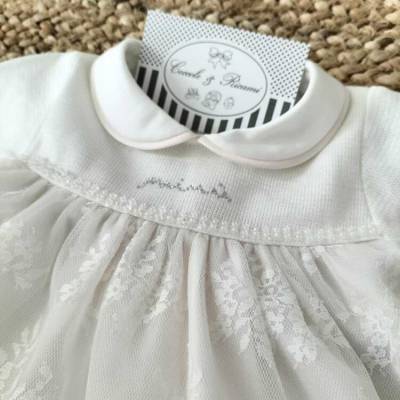 Housse élégante pour nouveau-né fille 1 mois avec bande de coton