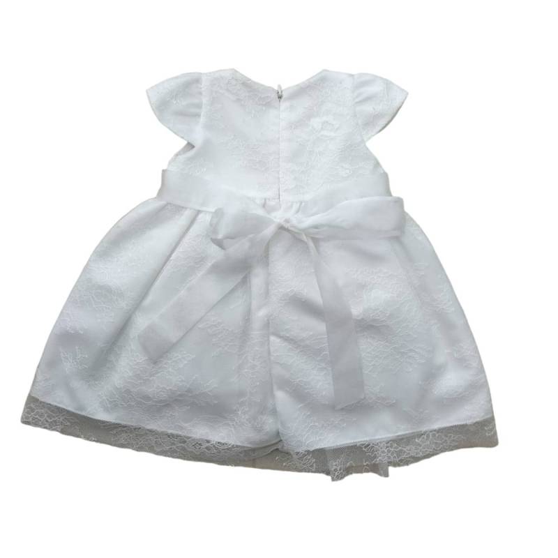 Elegant white dress baby girl 3 months - 