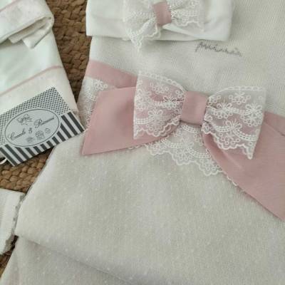 Conjunto de algodón para recién nacido Minu'